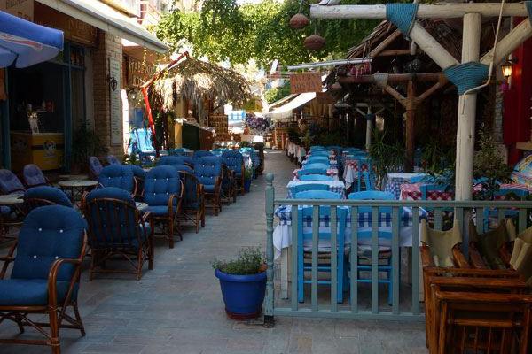 In Agia Galini gibt es zahlreiche Restaurants und Cafés