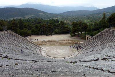 Das antike Theater in Epidauros