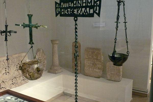 Byzantinischer Kirchenschmuck im Museum von Dion