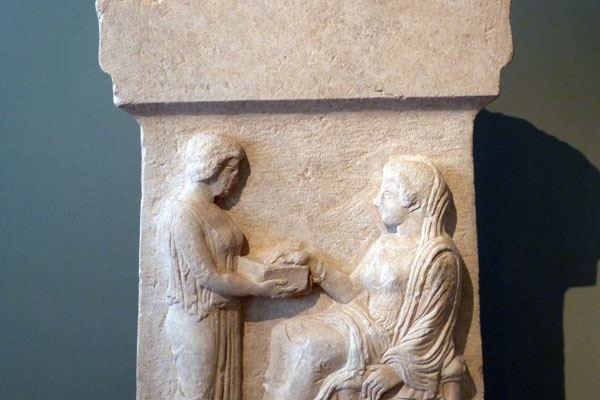 Klassische Zeugen der Geschichte Amfipolis` im Museum