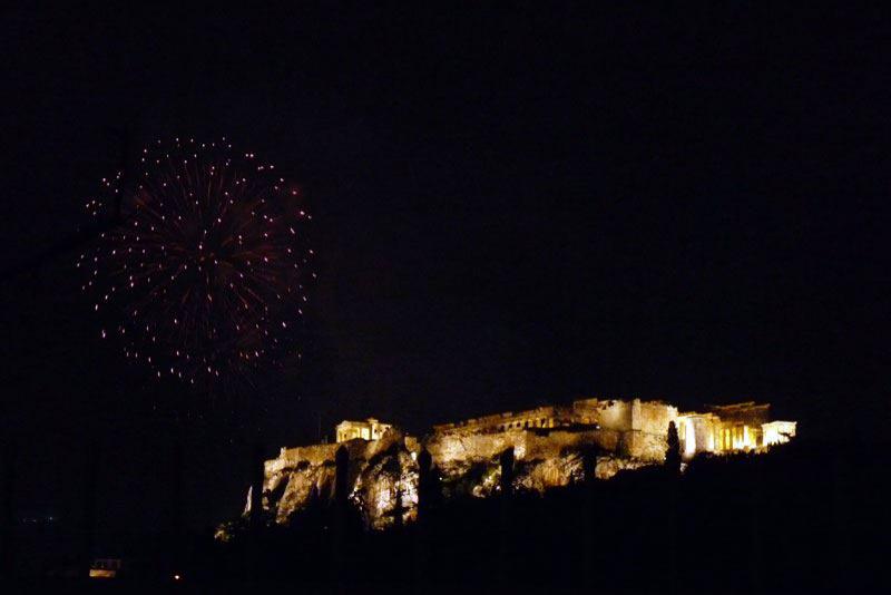 Silvester in Athen