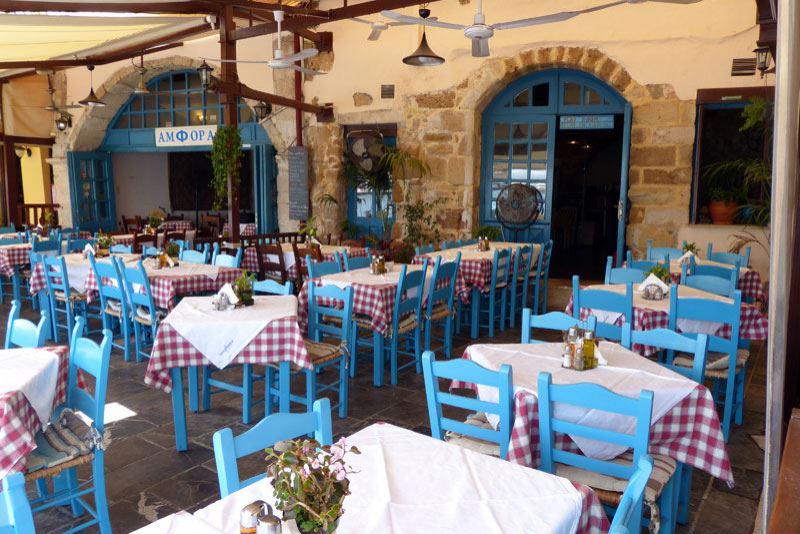 Restaurant im venezianischen Hafen von Chania