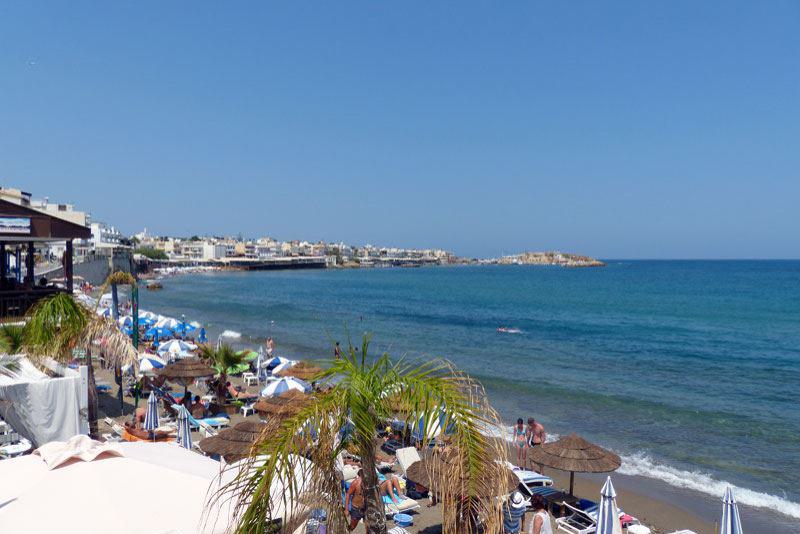 Blick über die Bucht von Chersonissos