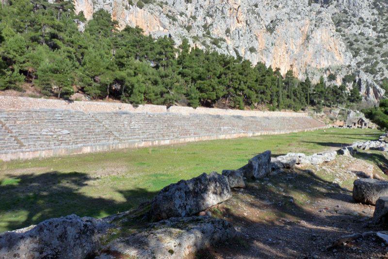 Das Stadion von Delphi