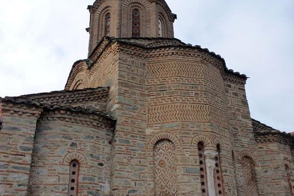 Die byzantinische Klosterkirche in Elassona