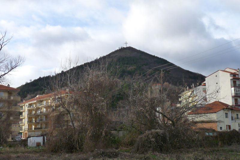 Der Berg Varnoudas in Florina