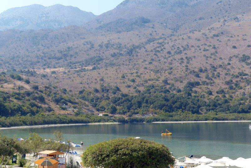 Der Kournas-See mit Blickrichtung Norden