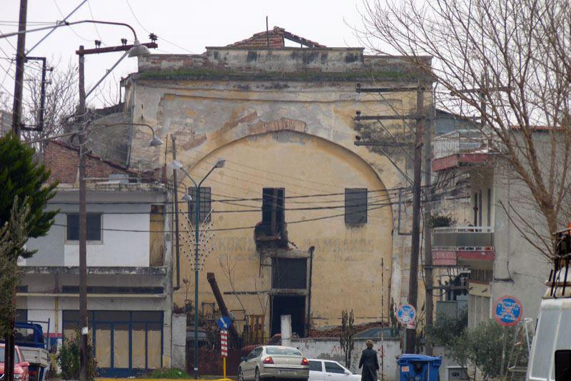 Die Überreste der Hauptmoschee in Giannitsa