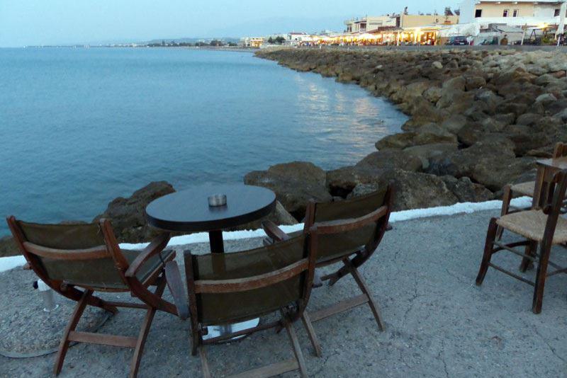 Das Meer vor Kolymvari auf Kreta