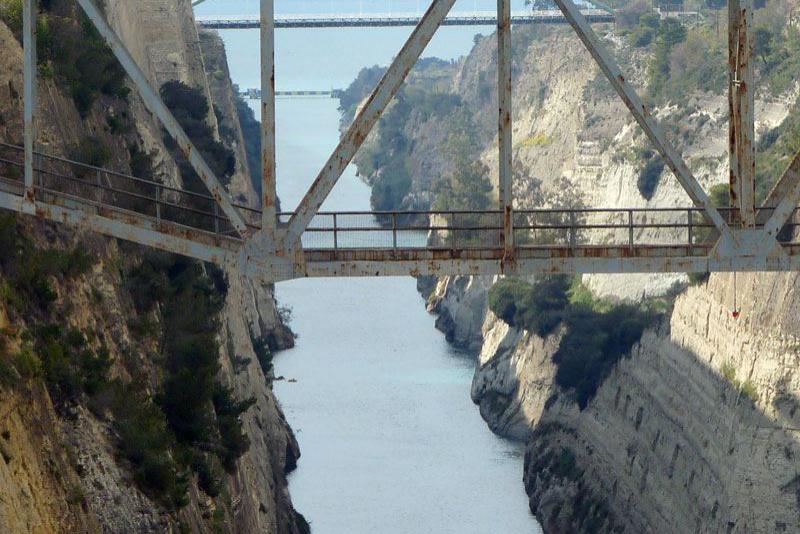 Brücke über den Kanal von Korinth