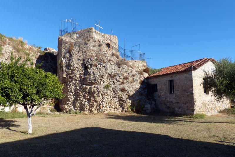 Turm auf der Burg von Koroni