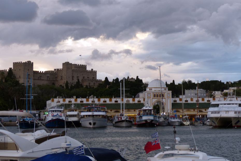 Alter Hafen/Marina von Rhodos-Stadt