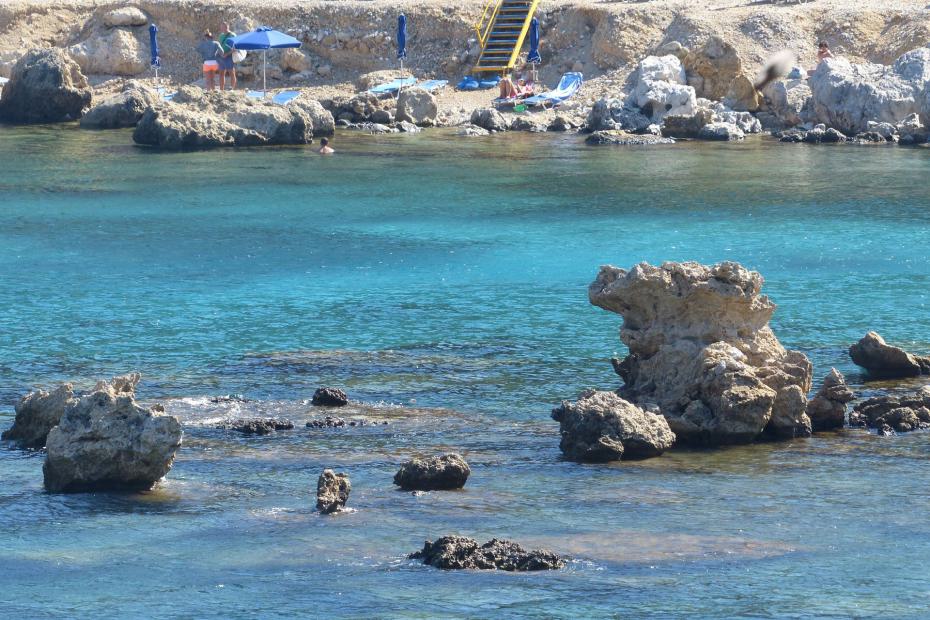 Detailansicht der Anthony-Quinn-Bucht