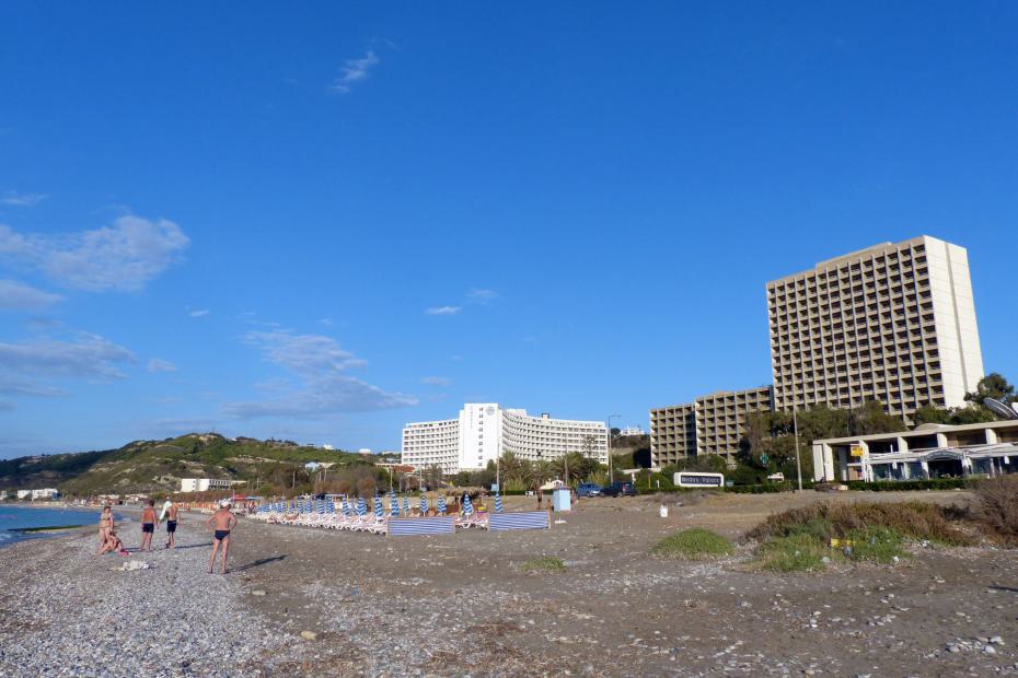 Kiesstrand in Ialyssos