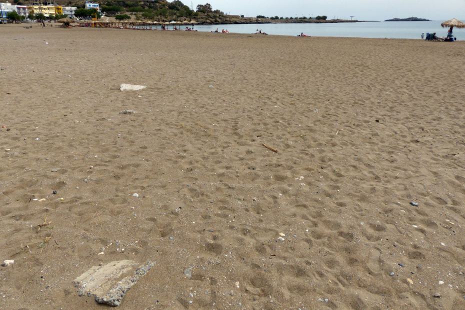 Sandstrand im Westen - Blick nach Süden