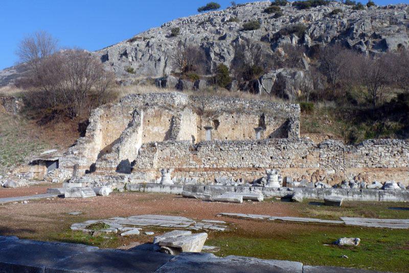 Forum (Agora) mit der Akropolis